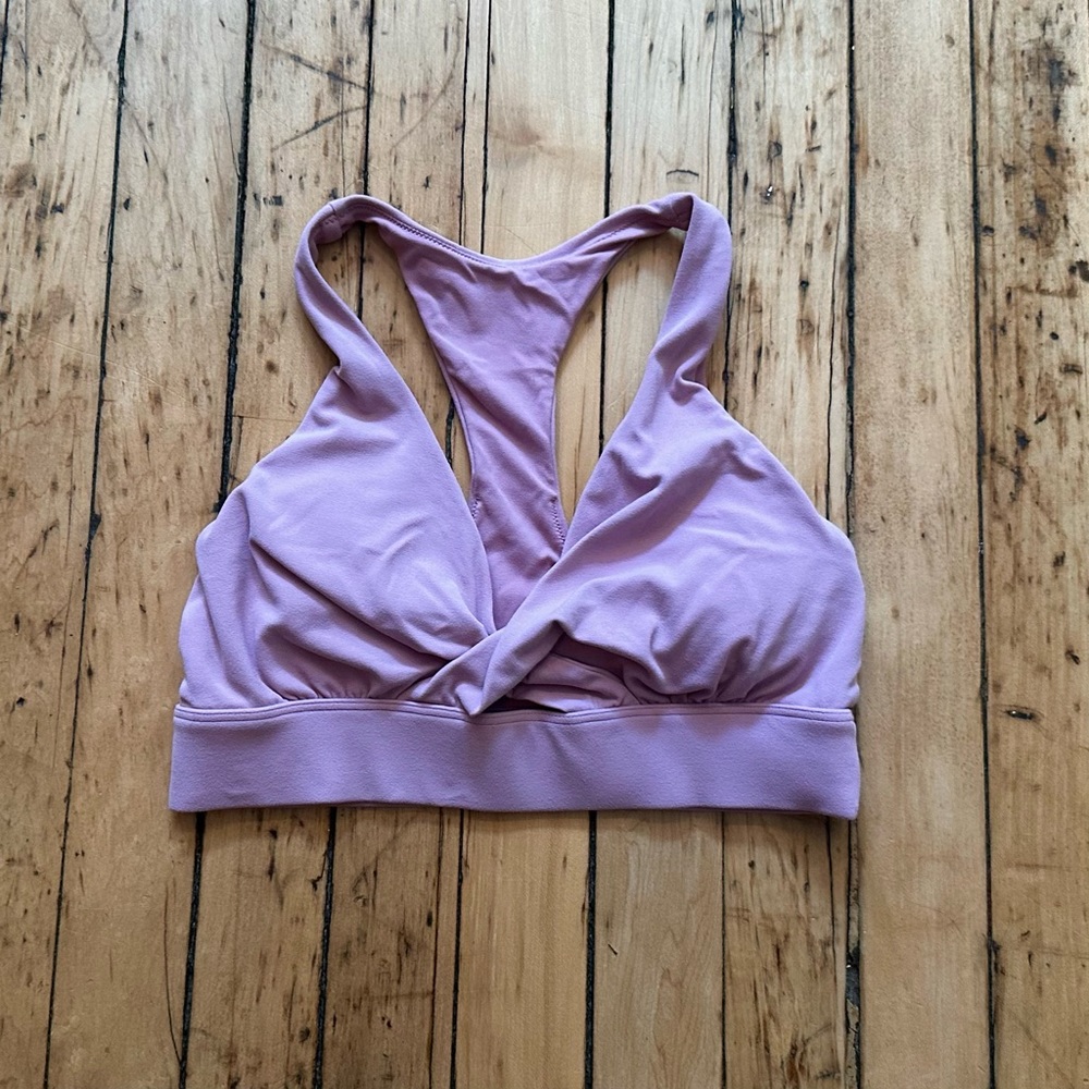Lululemon Sweet Awakenings Bra in Pink Taupe size 6